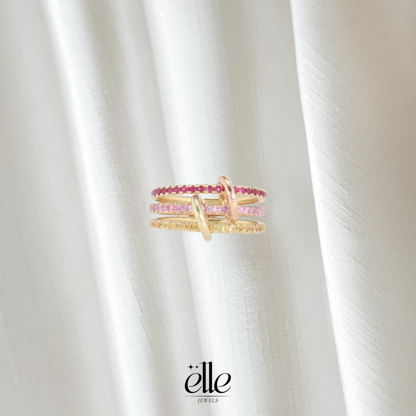 Blushed Linked Ring