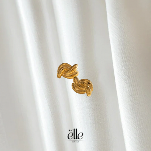 Golden Wave Earrings