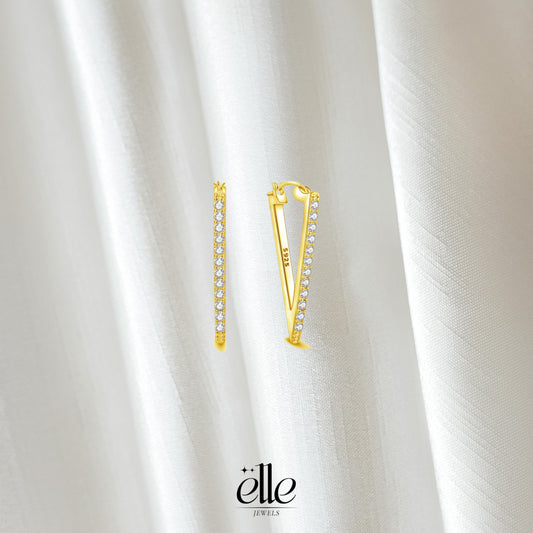Spike Earrings - Gold