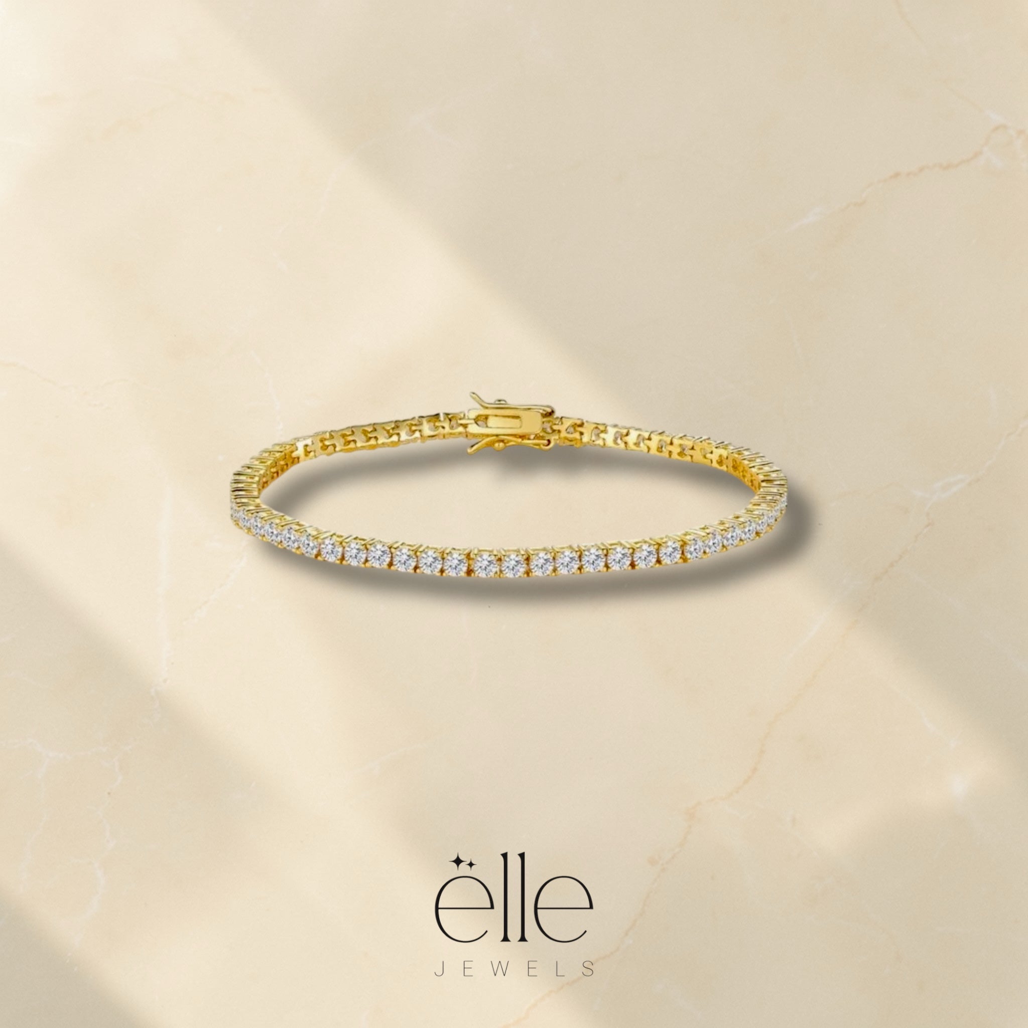 The Lumïra Tennis Bracelet - Gold