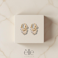 Crystal Bloom Hoops