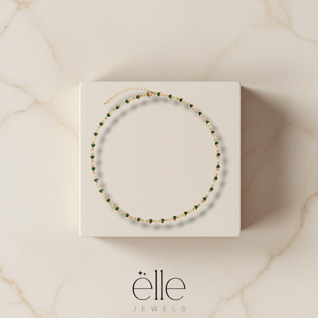 Olive Diamond Necklace