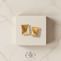 Old Money Square Earrings