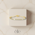 Gold Round Stud Bracelet