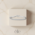 Silver Round Stud Bracelet