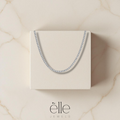 The Lumière Tennis Necklace Silver