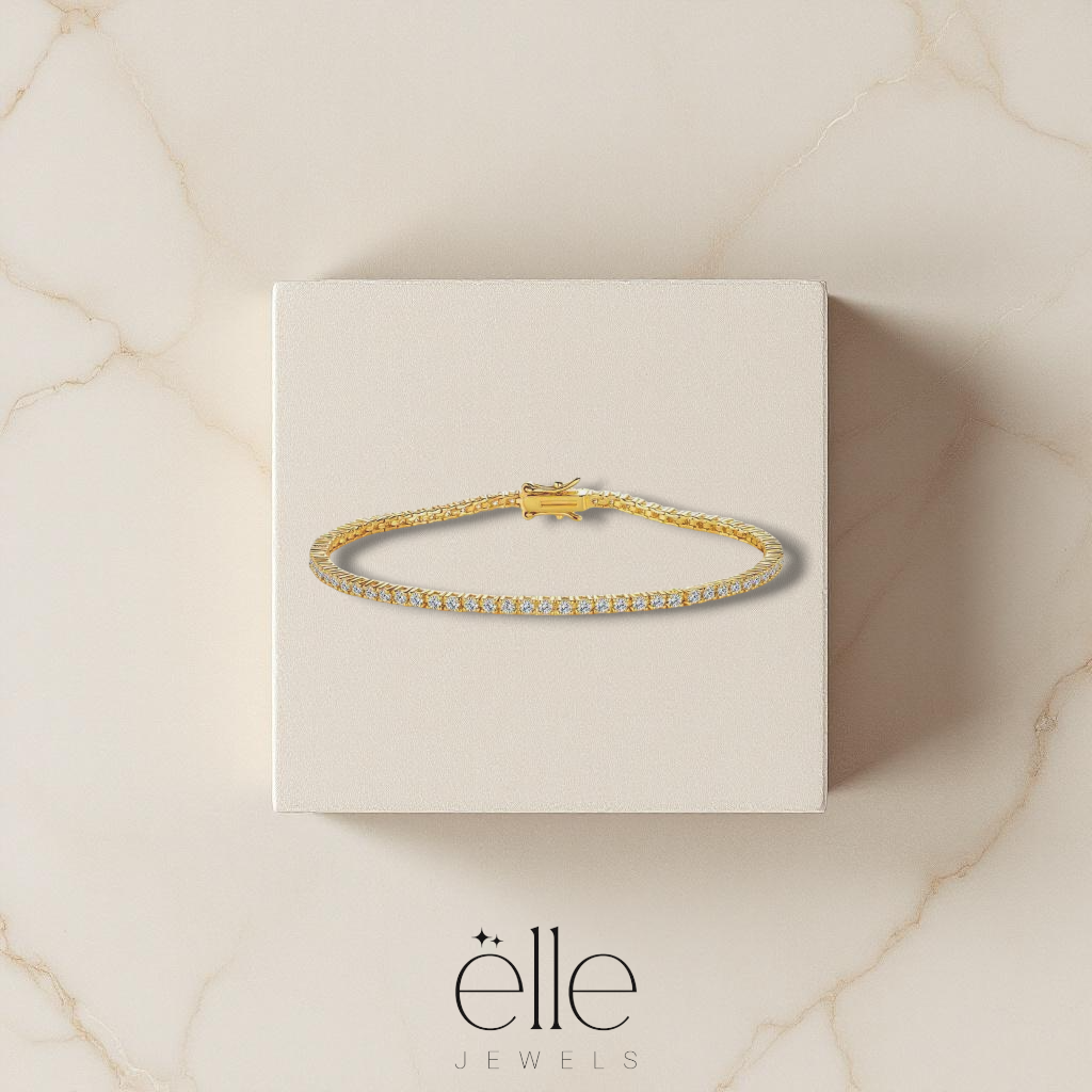 The Lumïra Tennis Bracelet - Gold