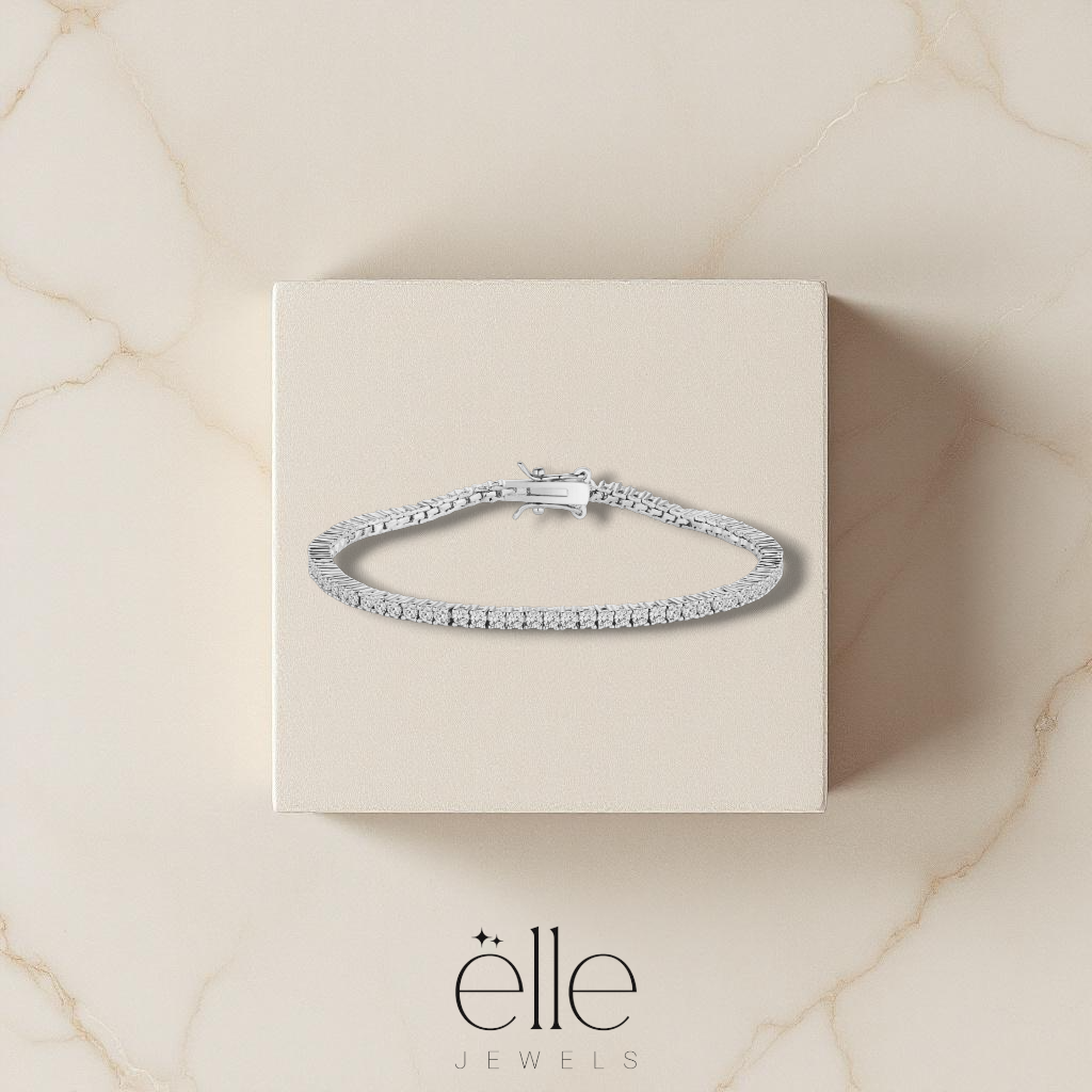 The Lumïra Tennis Bracelet - Silver