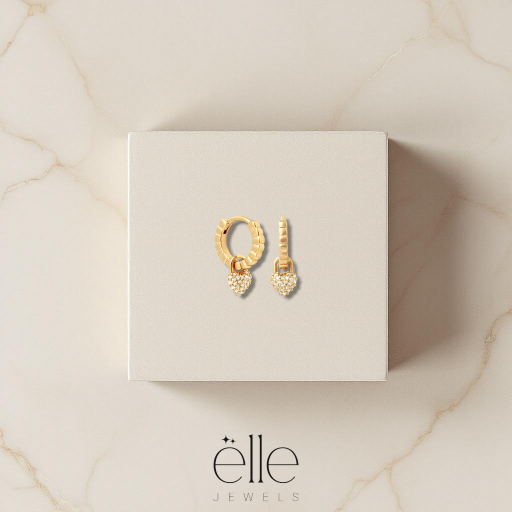 Mini Heart Earrings