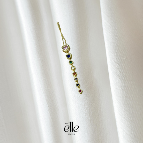 Colorful Heart Necklace